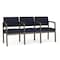 Lesro Lenox 3 Seat Tandem Seating W/ Arms, 64.5 in W 24.5 in L 32 in H LS3103 - alternate 1